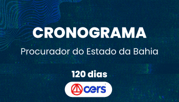 Cronograma  de Estudos - PGEBA - 120 dias